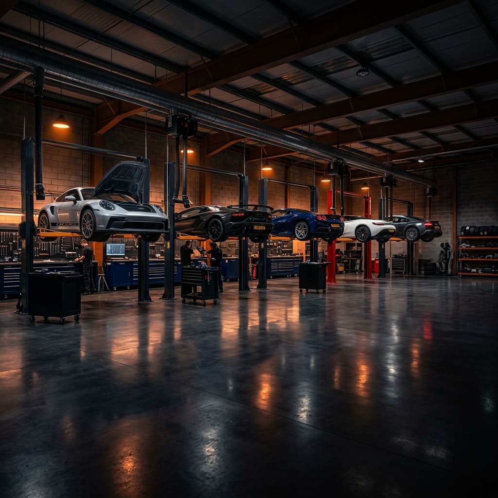 Premium garage interior