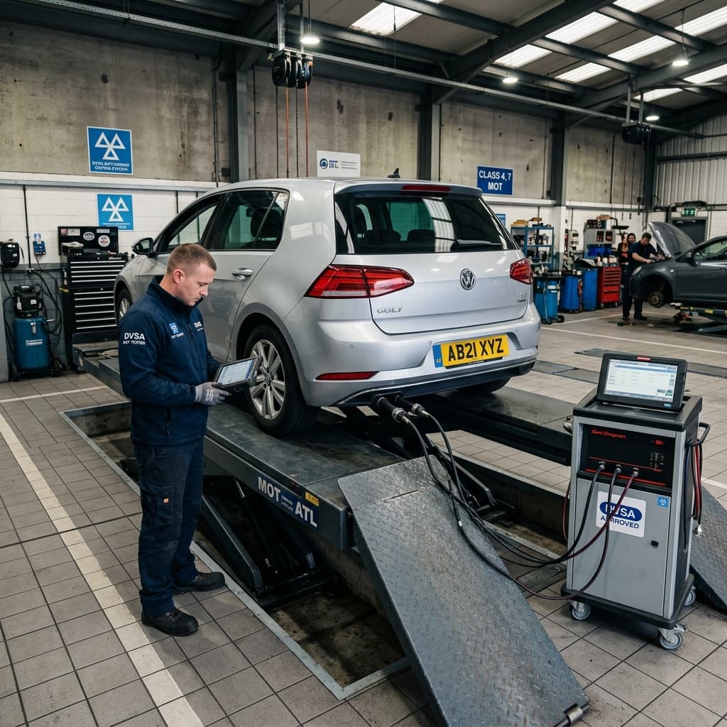 MOT testing bay